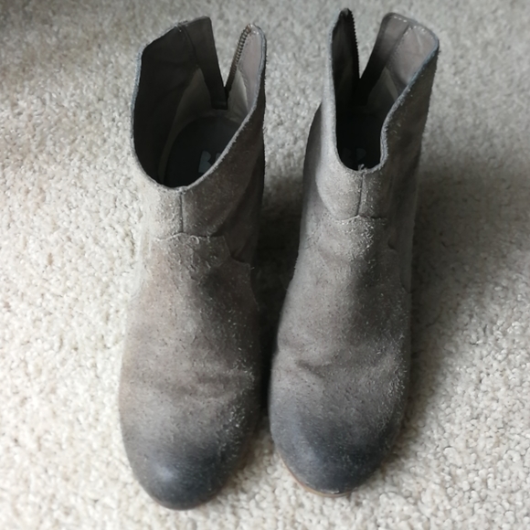 BP trolley suede ankle booties 6 - Picture 2 of 5